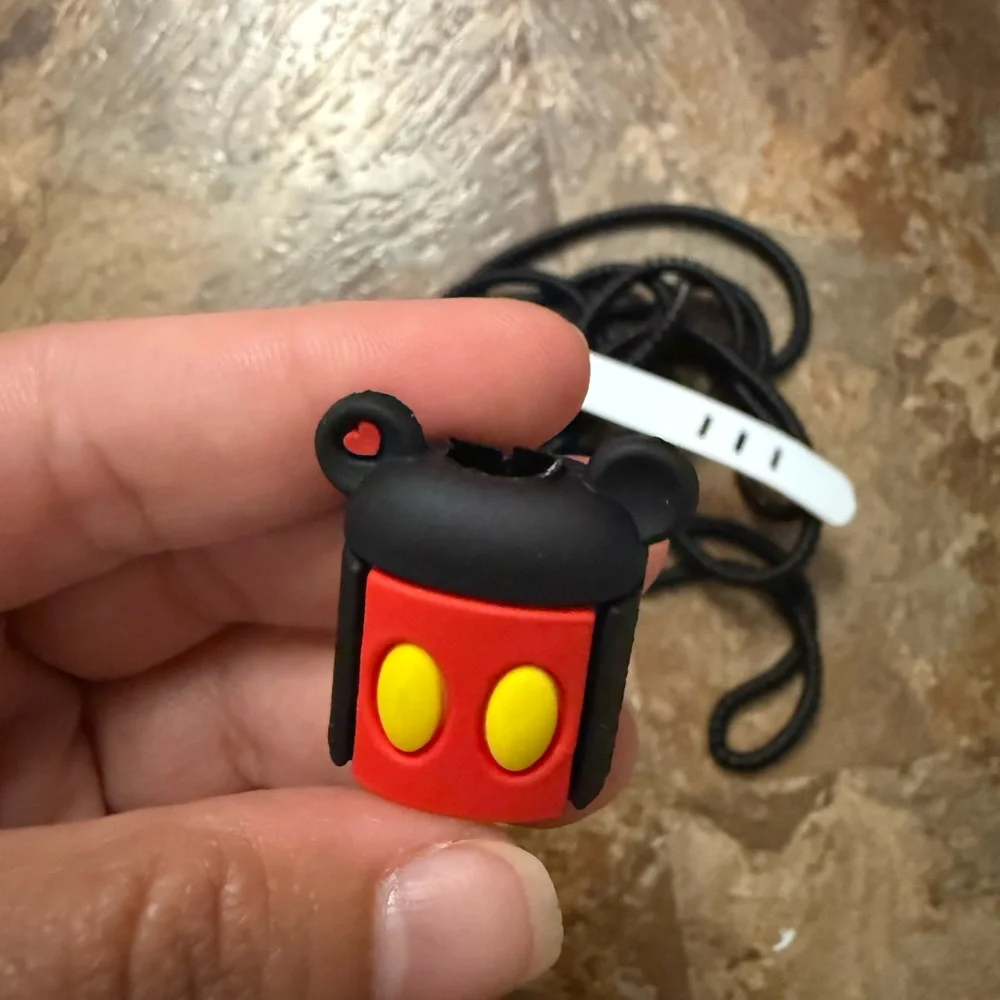 Cartoon Character Earphone Case - Black, Red, and Yellow